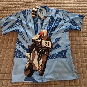 Hawaiian Motorcycle sport bike Hawaiian Camp shirt!